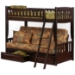 Cinnamon Twin Over Full Futon Bunk Bed - NDF-CIN-FB