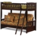 Cinnamon Twin Over Full Futon Bunk Bed - NDF-CIN-FB
