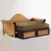 Rosebud Rattan Daybed - NDF-ROSEBUD-DB