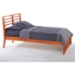 Jasmine Platform Bed with Slatted Headboard - NDF-JASMINE