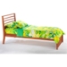 Jasmine Platform Bed with Slatted Headboard - NDF-JASMINE