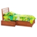 Jasmine Platform Bed with Slatted Headboard - NDF-JASMINE