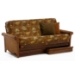 Rosebud Rattan Complete Futon Set - NDF-ROSEBUD-HG-SET#