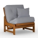 Arden Studio Line Chair & Cushion Set - NF-ARDN-CH-MOSET#