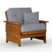 Brentwood Studio Line Chair & Cushion Set - NF-BRNT-CH-MOSET#