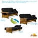 Brentwood Studio Line Queen Size Futon & Chair Roomset - NF-BRNT-CHQN-MORMSET#