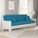 Cottage Studio White Futon Frame & Mattress Set - NF-COTT-MOSET#