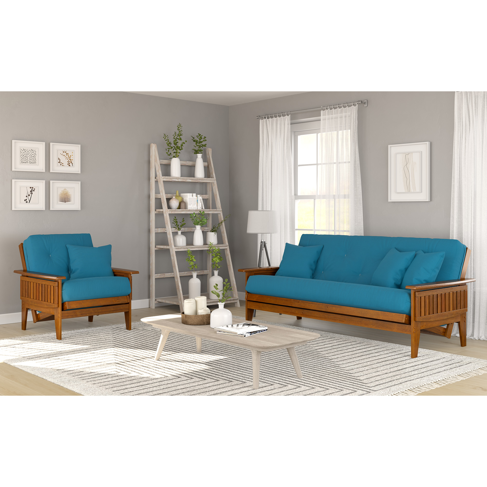 Eastridge Studio Line Queen Size Futon & Chair Roomset 