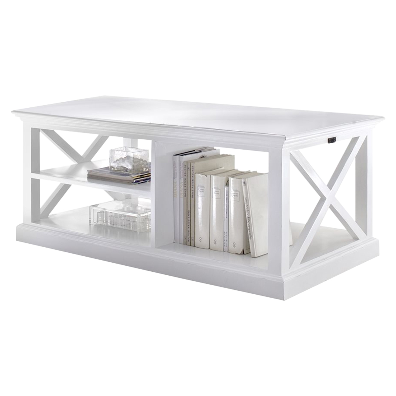 Halifax Rectangular Coffee Table - Pure White 
