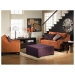 Avenue Six Purple Regent Tufted Ottoman - OSP-RGT905-P57