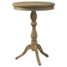 Salvaged Wood Round Side Table - Spider Leg Pedestal Base - PAD-SAL10