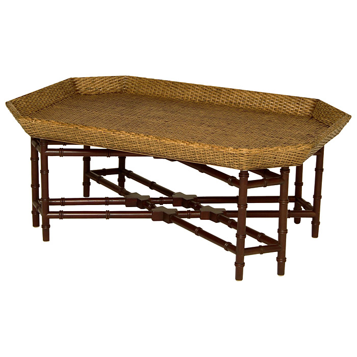 Urban Octagonal Coffee Table - Rattan Weave 