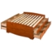 Blackbeard Queen Captain's Platform Storage Bed - PRE-XBQ-6212-K
