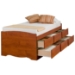 Blackbeard Twin Captain's Platform Storage Bed - PRE-XBT-4106-K