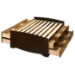 Blackbeard Queen Captain's Platform Storage Bed - PRE-XBQ-6212-K