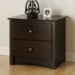 Fremont Espresso Nightstand with 2 Drawers - PRE-EDC-2422