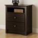 Fremont Espresso Tall Nightstand with Open Shelf - PRE-EDC-2428