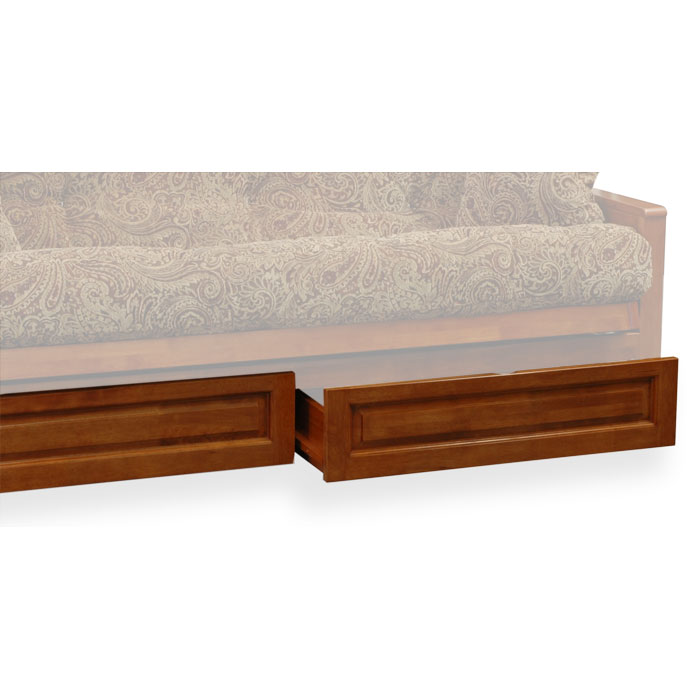 Wood Futon Storage Drawers 
