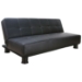 Cosmo Black Leather Look Convertible Sofa Bed - RTA-P3500-BK