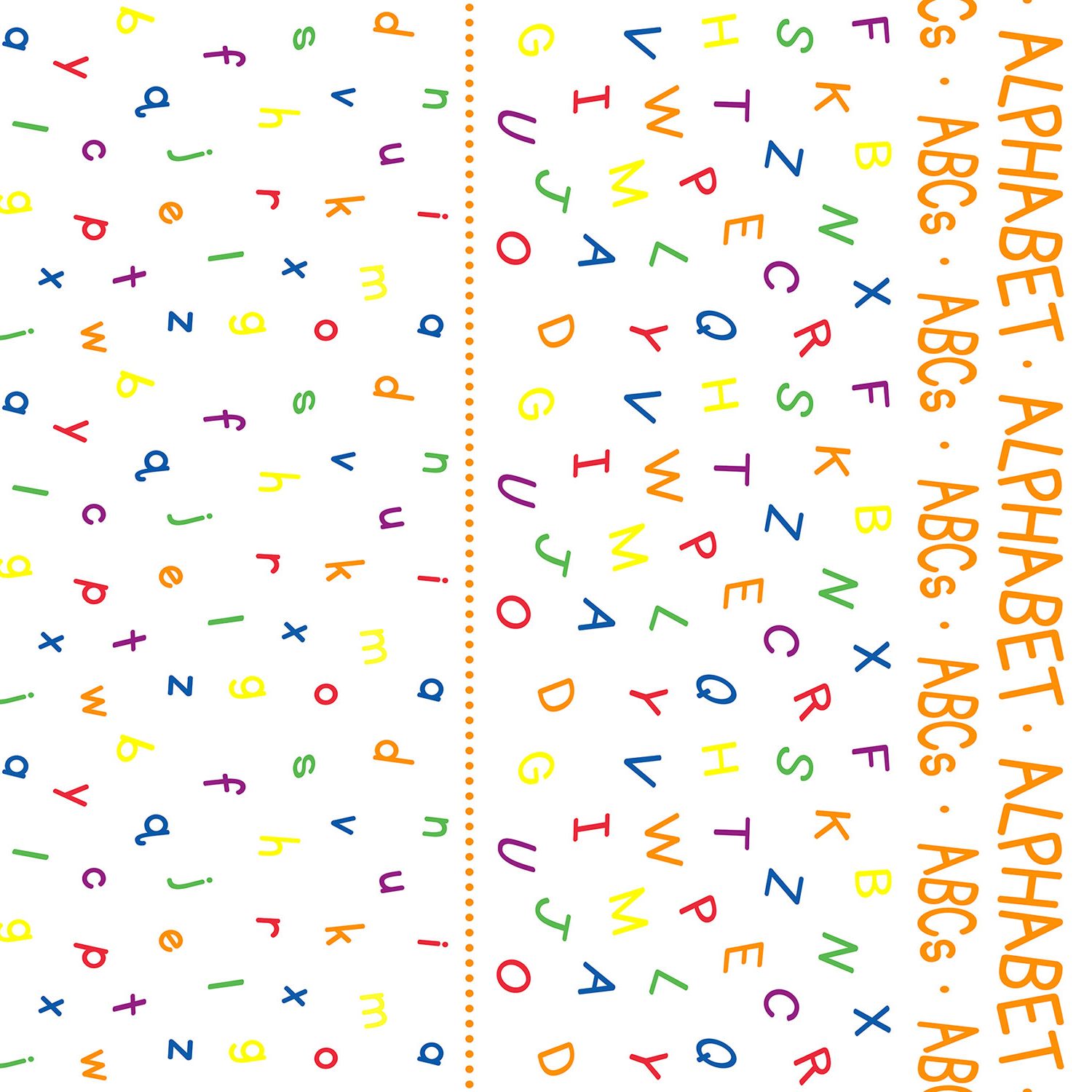 Alphabet Futon Cover 