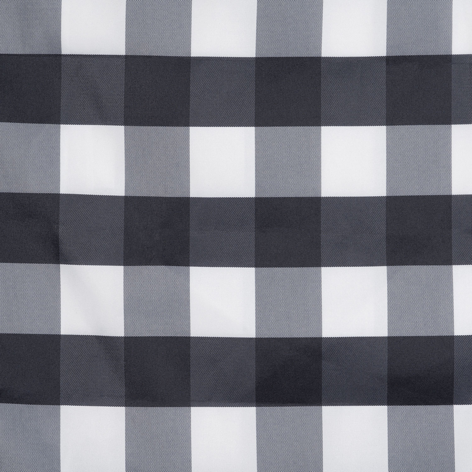 Buffalo Plaid Black Futon Cover 