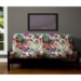 Garden Fantasy White Futon Cover - SIS-A-GAFA