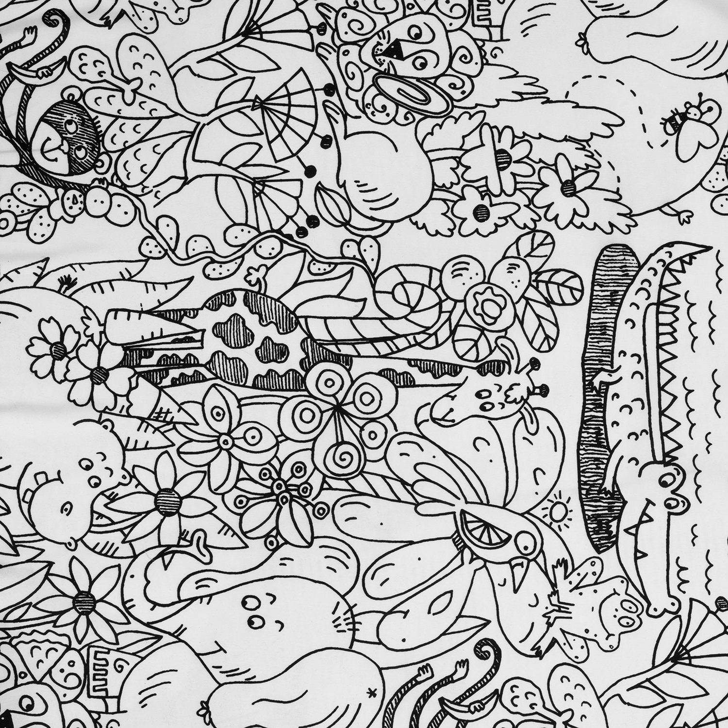 Jungle Jamboree Futon Cover 