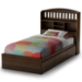 Popular Mocha Twin Bookcase Bed - SS-2779212-2779098