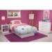 Libra Low Profile Twin White Platform Bed - SS-3050235