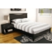 Step One Contemporary Black Bed with Headboard - SS-3070-BED-SET