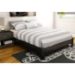 Step One Contemporary Platform Bed in Black - SS-3070