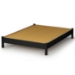 Step One Contemporary Platform Bed in Black - SS-3070