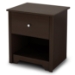 Vito Single Drawer Nightstand in Chocolate - SS-3119062