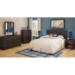 Vito Single Drawer Nightstand in Chocolate - SS-3119062