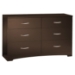 Step One Chocolate Dresser with 6 Drawers - SS-3159010