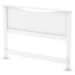 Step One White Platform Bed with Headboard - SS-3050-BED-SET