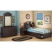 Summer Breeze Chocolate Twin Mate's Bed - SS-3219080