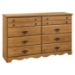 Prairie Country Style Dresser with 8 Drawers - SS-3232011