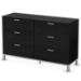 Flexible Black Oak Dresser - SS-3347027