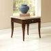 Marseille Marble Top End Table with Splayed Legs - SSC-MS550WE