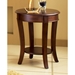 Troy Round Top End Table in Cherry - SSC-TY100E