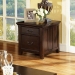 Franklin End Table/Nightstand in Dark Brown - SSC-FK100E