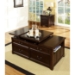 Franklin End Table/Nightstand in Dark Brown - SSC-FK100E