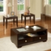 Montblanc End Table in Merlot - SSC-MB100E