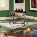 Ellery Chairside End Table with Metal Scroll Accents - SSC-EL550EC