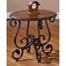 Crowley End Table with Metal Base - SSC-CR150E