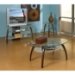 Atlantis Cocktail Table with Glass Top - SSC-AT150CT-AT150CB