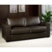 Dual Modern Chocolate Brown Leather Sofa Bed - VIG-582