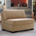 Solo Microfiber Armless Sleeper Chair - VIG-683