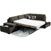Seeley Fabric Convertible Chaise Sectional Sofa Bed - VIG-1015